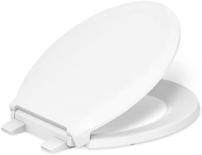 KOHLER 4639-RL-0 Cachet ReadyLatch Round Toilet Seat Soft Close, White