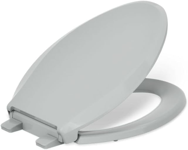 KOHLER 4639-RL-0 Cachet ReadyLatch Round Toilet Seat Soft Close, White