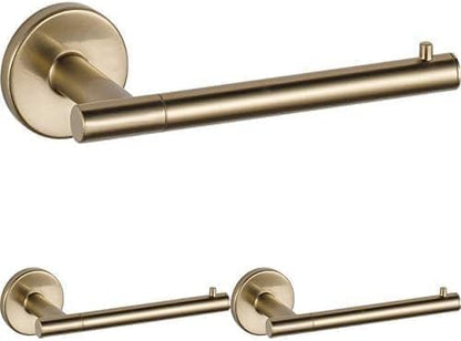 Delta Trinsic (1-Pack) Toilet Paper Holder Champagne Bronze Tissue Roll Holder for Bathroom Organization and Storage Single Post Toilet Tissue Holder Wall Bathroom Accessories 75950-CZ