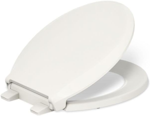 KOHLER 4639-RL-0 Cachet ReadyLatch Round Toilet Seat Soft Close, White