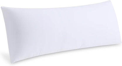 Leeden Body Pillow for Adults - Premium White Firm Fluffy Long Pillow - 21 x 54 Soft Plush Full Body Pillows - Adjustable Side Pillow for Sleeping