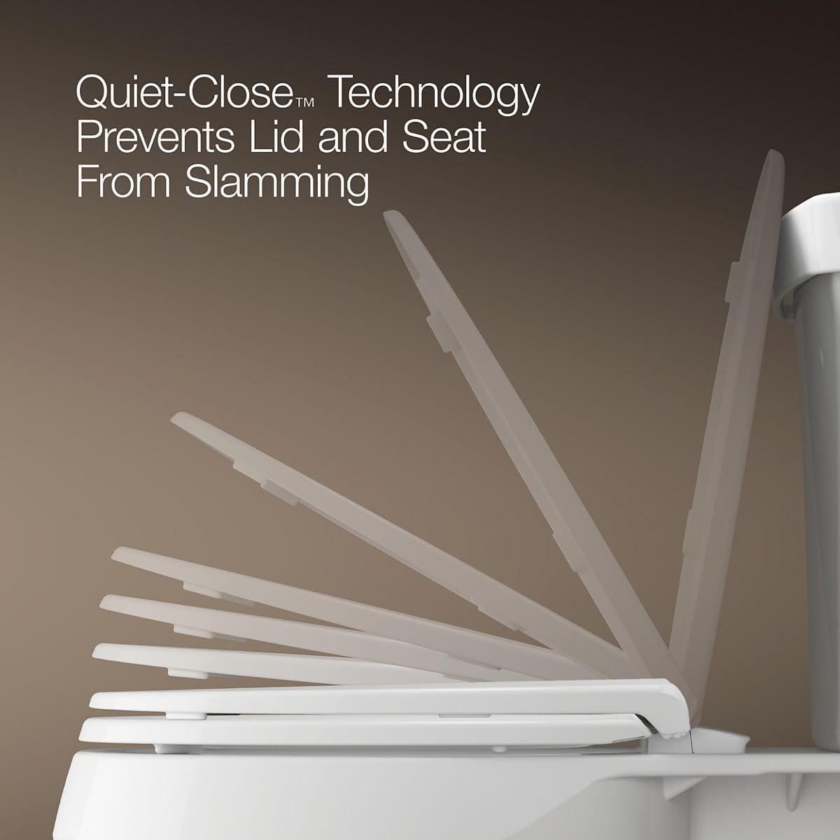 KOHLER 4639-RL-0 Cachet ReadyLatch Round Toilet Seat Soft Close, White